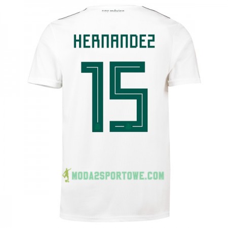 Koszulka Meksyk Hernandez 15 Mistrzostwa Świata 2018 Wyjazdowe Stroje Piłkarskie